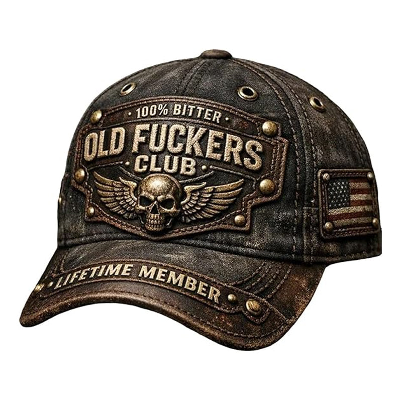 Casquette Vintage Brodée Old Fuckers Club