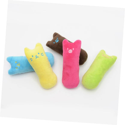 Jouet en Peluche Multifonction Anti-Morsure pour Chat