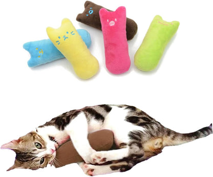 Jouet en Peluche Multifonction Anti-Morsure pour Chat