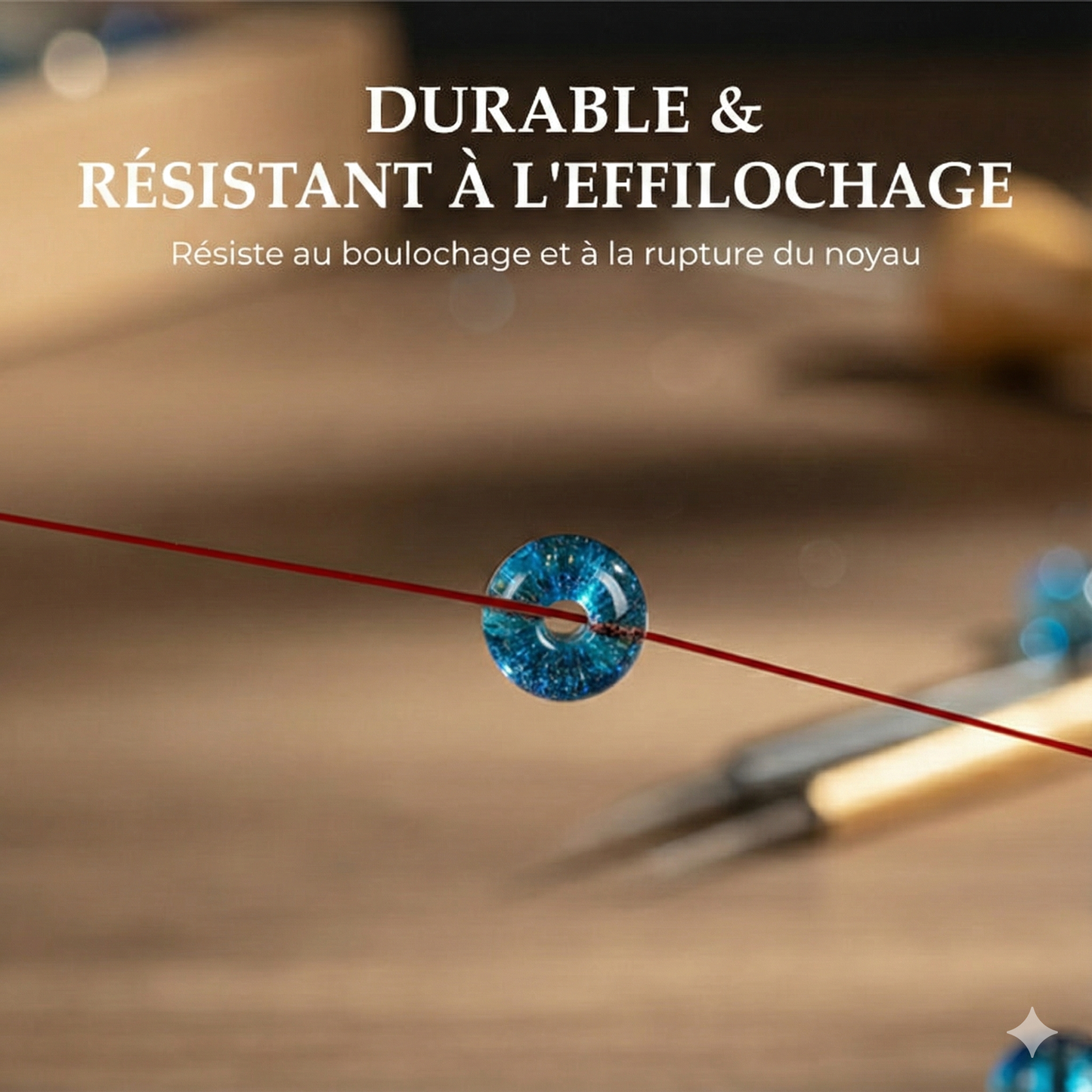 Fil Élastique Plat Haute Élasticité pour Perles