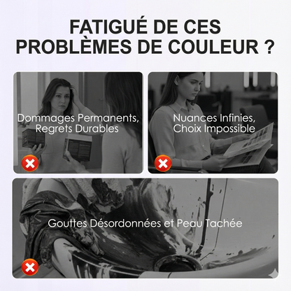 Cire Coiffante Colorante Temporaire pour le Styling des Cheveux