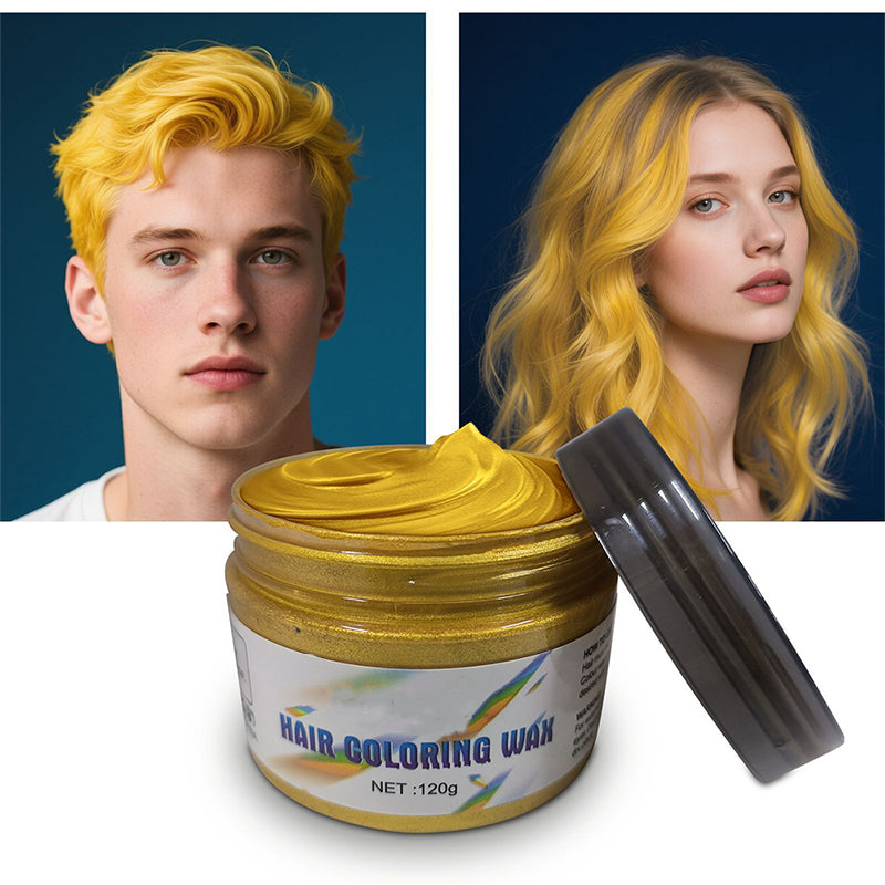 Cire Coiffante Colorante Temporaire pour le Styling des Cheveux