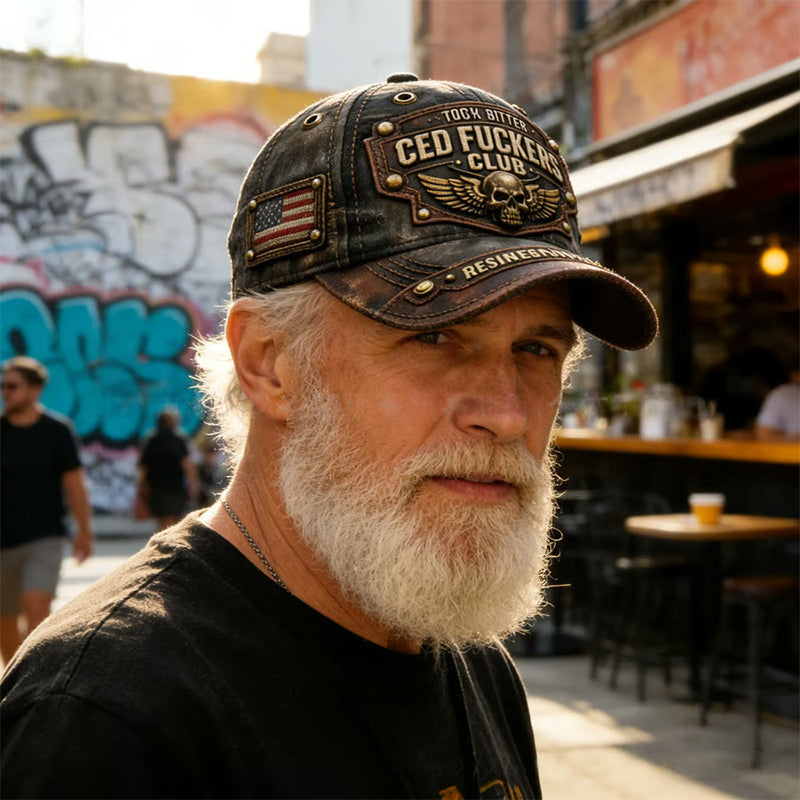 Casquette Vintage Brodée Old Fuckers Club