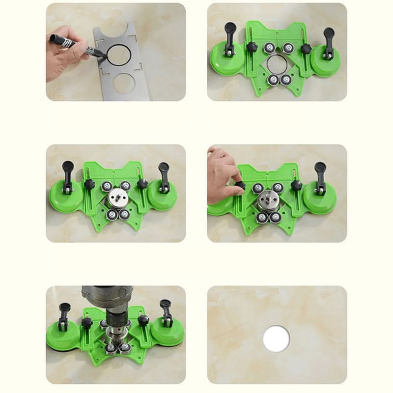 Gabarit de Perçage Réglable 360° Haute Précision